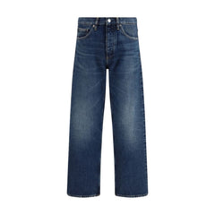 Sunflower Blue Cotton Relaxed Fit Jeans