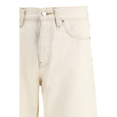 Sunflower Cream Cotton Relaxed Fit Jeans