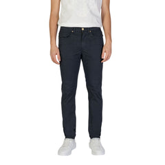 Jeckerson Blue Cotton Skinny Pants