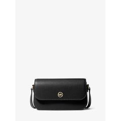 Michael Kors Black Leather Crossbody Bag