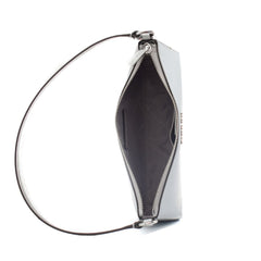 Michael Kors Silver Leather Shoulder Bag