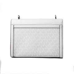 Michael Kors White Canvas Crossbody Bag