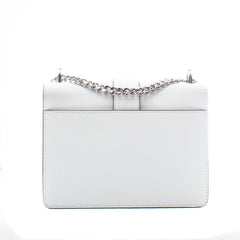 Michael Kors White Leather Shoulder Bag