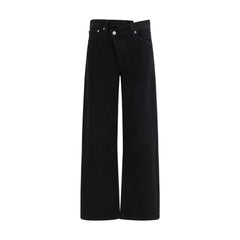 Agolde Black Cotton Jeans Denim