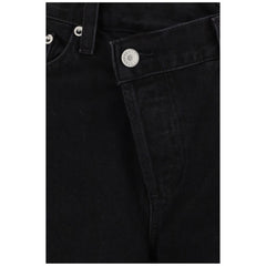 Agolde Black Cotton Jeans Denim