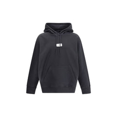 MM6 Black Cotton Sweatshirt