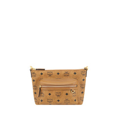 MCM Brown Polyethylene Shoulder Bag