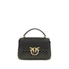 PINKO Bicolor Calf Leather Bos Taurus Handbag