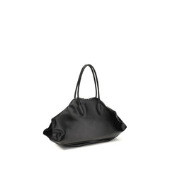 Alexander McQueen Black Calf Leather Bos Taurus Shoulder Bag