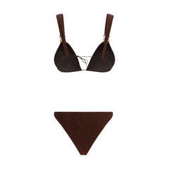 Oséree Brown Polyamide Bikini
