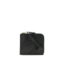 Comme Des Garçons Black Calf Leather Bos Taurus Wallet