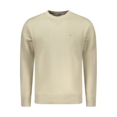 Coveri Moving Beige Cotton Men's Sweatshirt