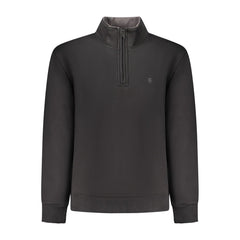 Coveri Moving Black Cotton Men Sweatshirt