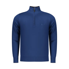 Coveri Moving Blue Viscose Men Sweater