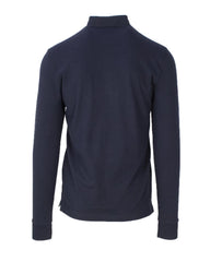 Armani Exchange Blue Cotton Polo Shirt