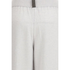 Fabiana Filippi Gray Wool Oves Aries Casual Pants