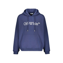 Off-White Blue Cotton Sweatshirt