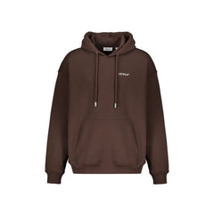Off-White Brown Cotton Sweatshirt