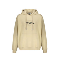 Off-White Beige Cotton Sweatshirt