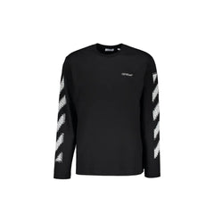 Off-White Black Cotton Sweatshirt