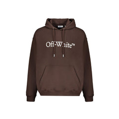 Off-White Brown Cotton Sweatshirt
