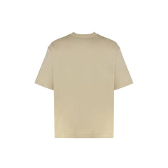 Off-White Beige Cotton T-Shirt