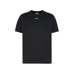 Off-White Black Cotton T-Shirt