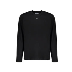 Off-White Black Cotton T-Shirt