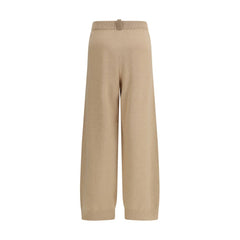 Fabiana Filippi Beige Wool Oves Aries Casual Pants