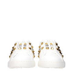 Valentino Garavani White Leather Low Top Sneakers