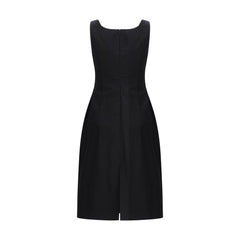 Magda Butrym Black Cotton Casual Dress
