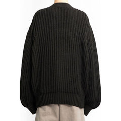 Lemaire Brown Cotton Cardigan