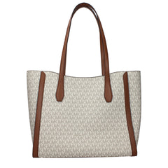 Michael Kors Beige Fabric Shoulder Bag