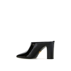 Prada Black Calfskin Mules