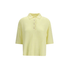 Allude Bicolor Cashmere Polo Shirt