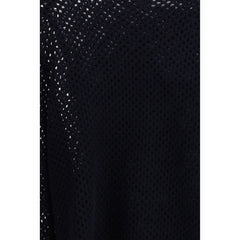 Allude Blue Fleece Wool Sweatshirt