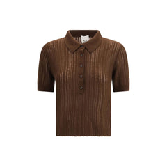 Allude Brown Cashmere Sweatshirt