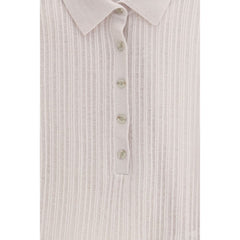 Allude Cream Cashmere Sweatshirt