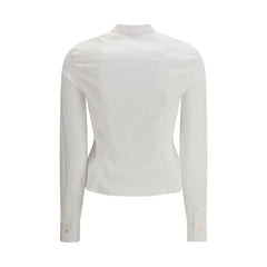 Alexander McQueen White Cotton Dress Shirt