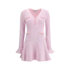 Self-Portrait Multicolor Viscose Casual Dress