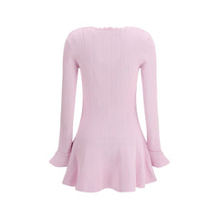 Self-Portrait Multicolor Viscose Casual Dress