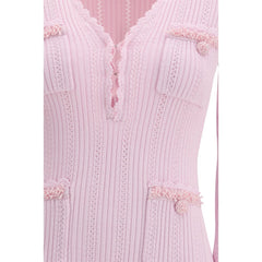 Self-Portrait Multicolor Viscose Casual Dress