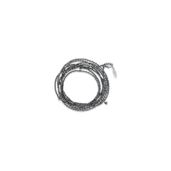Brunello Cucinelli Black Silver Bracelet
