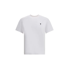 Ami Paris White Cotton T-Shirt