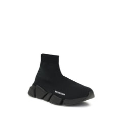 Balenciaga Black Rubber Athletic Sneakers