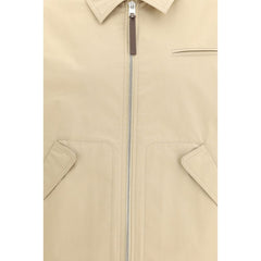 Moschino Brown Cotton Coat