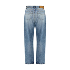Versace Light Blue Cotton Jeans Denim