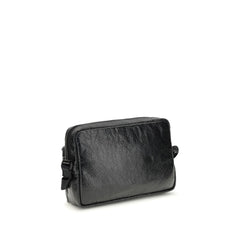 Balenciaga Black Lamb Ovis Aries Aries Shoulder Bag