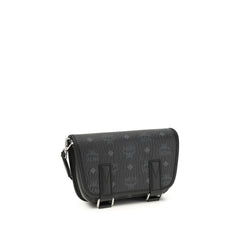 MCM Black Fabric Shoulder Bag