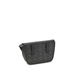 MCM Black Fabric Shoulder Bag
